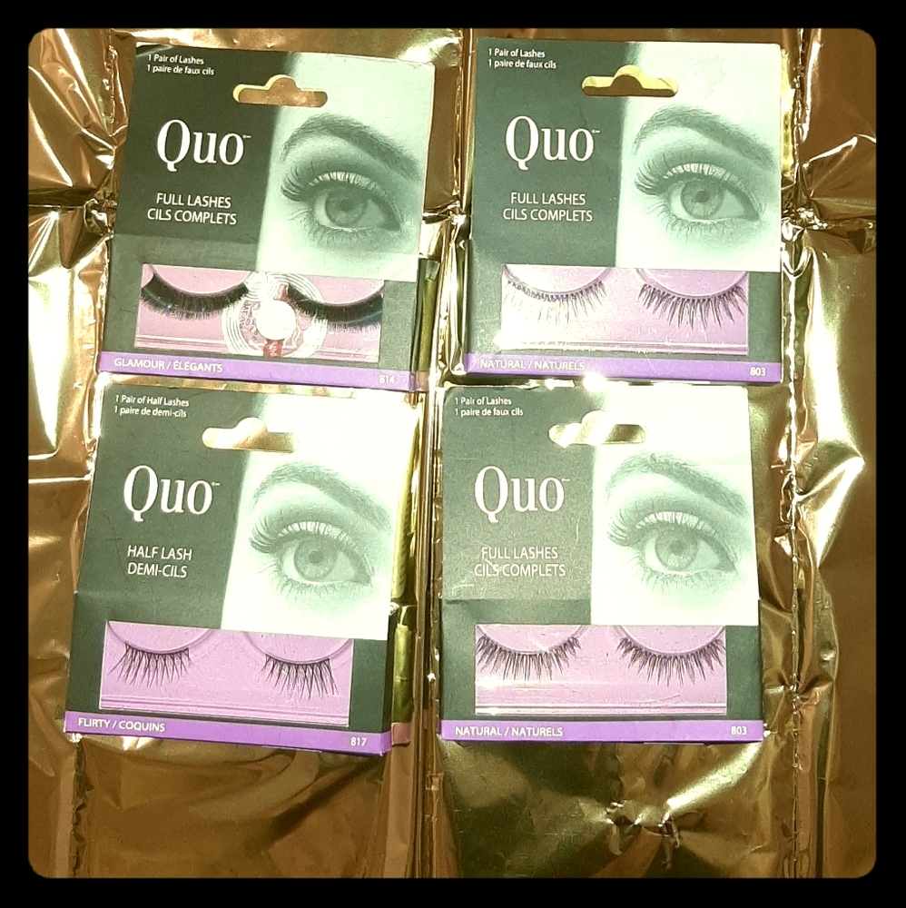 4 New Quo  Full Eyelashes  4 for 25 / 1 for 5